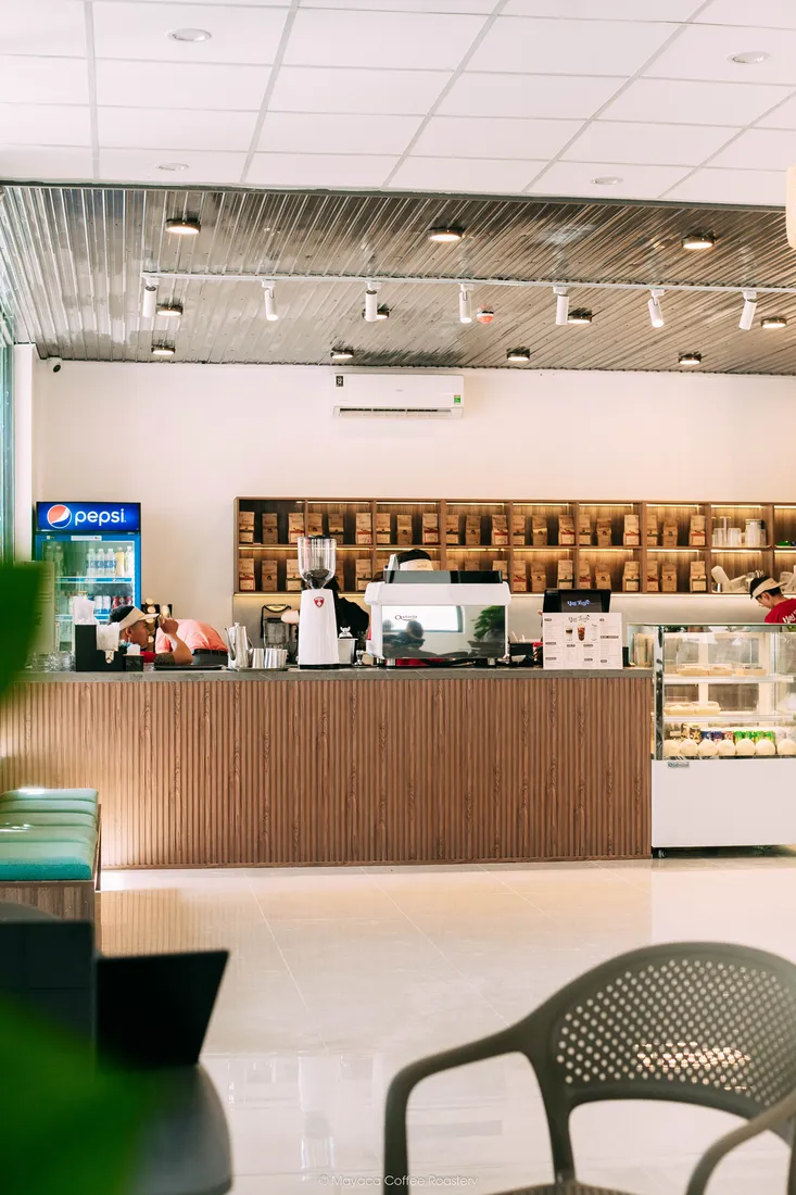 Quầy pha chế Hai Linh Coffee